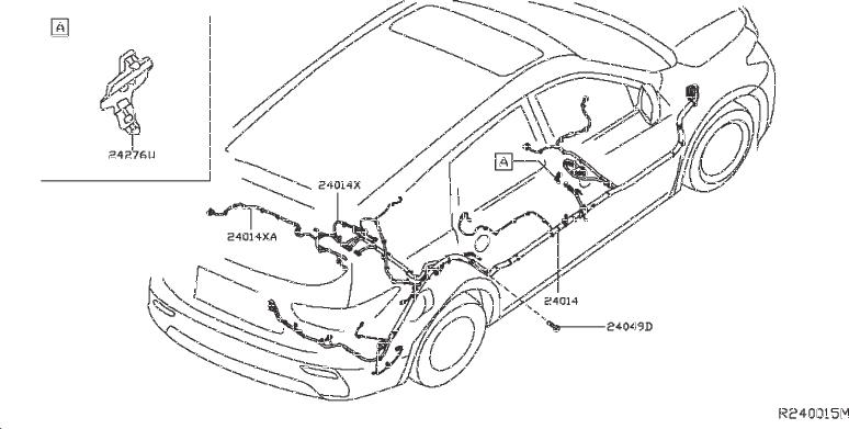 INFINITI JX35 Package Tray Insulator. GCC, SPEAKE - 79492-7Y000